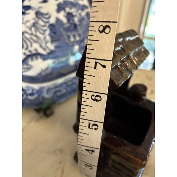 Vintage E. O. Brody A-916 Wishing Well Planter Brown Mid Century - Picture 8 of 9